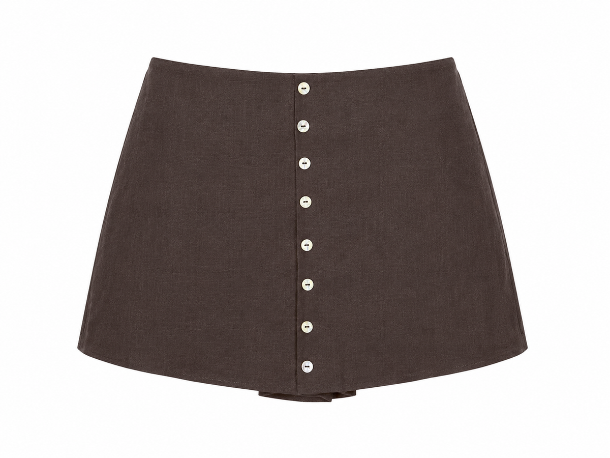 Amber Linen Skort